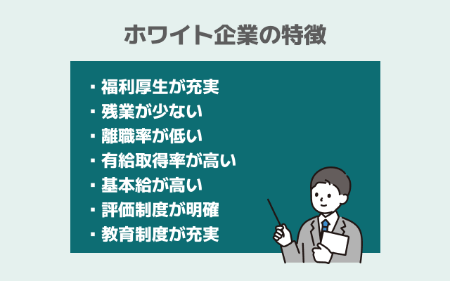 ホワイト企業の特徴